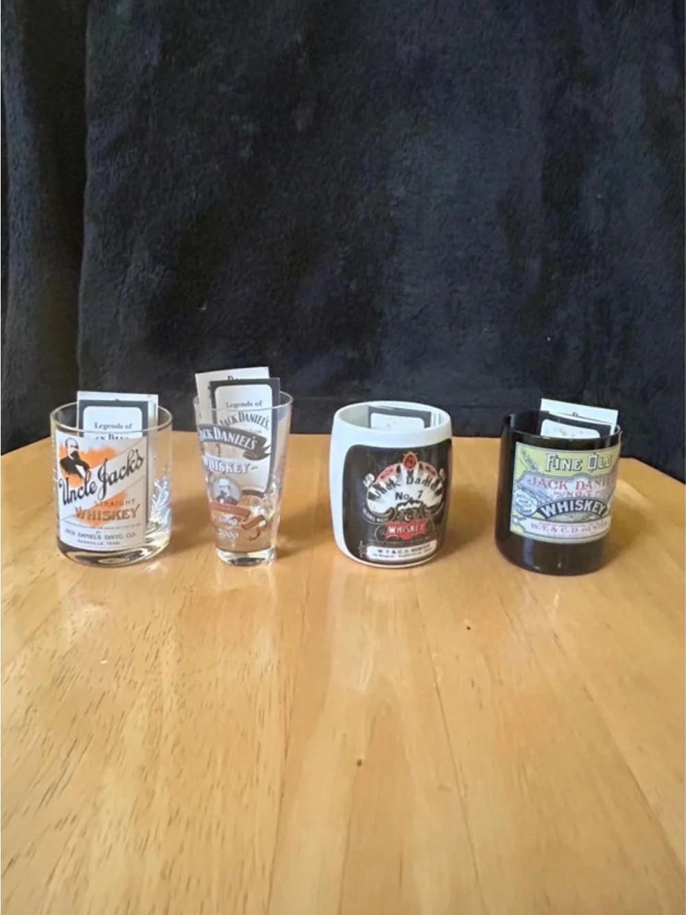 Vintage Legends of Jack Daniels 18-Shot Glass Collection
